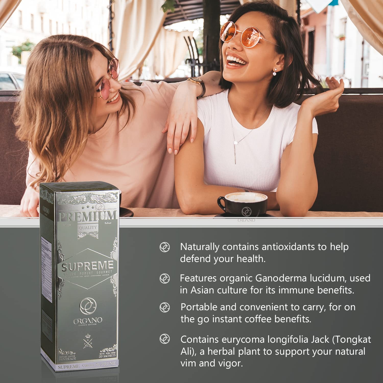 Organo Cafe Supreme 100% Certified Ganoderma Extract Sealed 5 Organo Gold Organo Cafe Supreme 100% Certified Ganoderma Extract Sealed